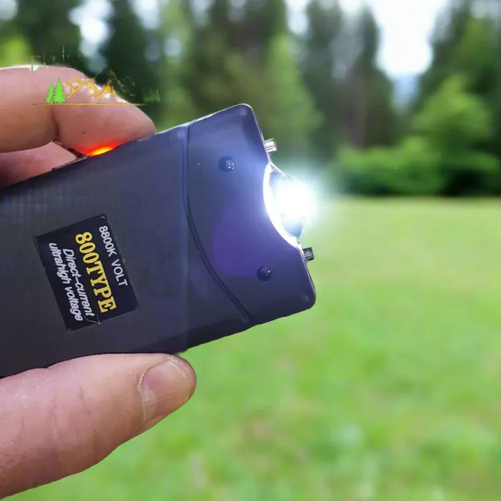 Compact stun torch for personal protection and travel use